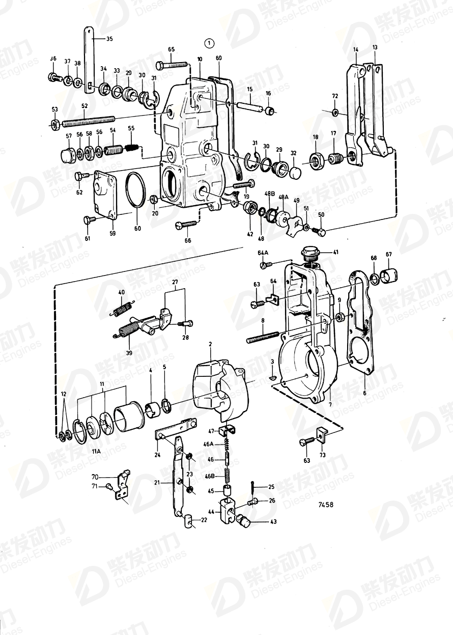 VOLVO Retainer 244552 Drawing